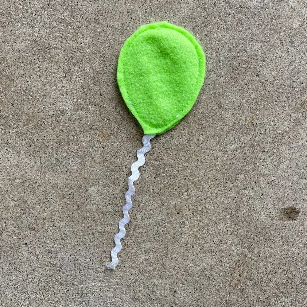 Felt Balloon Cat Toy with Catnip